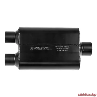 Flowmaster 40 Series Muffler - 2.50 Dual In / 3.00 Center Out - Aggressive Sound - 425403