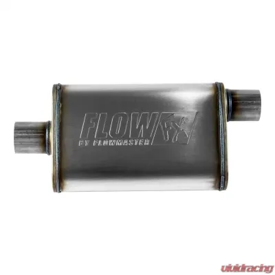 Flowmaster FlowFX Muffler 409S - 2.50 Offset In/ 2.50 Center Out - Moderate Sound - 71226