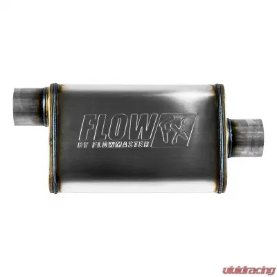 Flowmaster FlowFX Muffler 409S - 3.00 Offset In/ 3.00 Center Out - Moderate Sound - 71229