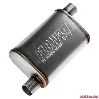 Flowmaster FlowFX Muffler 409S - 2.25 Offset In/ 2.25 Offset Out - Moderate Sound - 71235