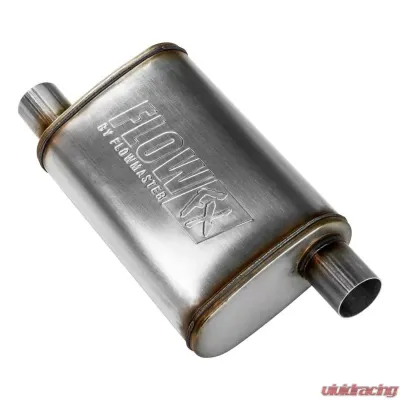 Flowmaster FlowFX Muffler 409S - 2.25 Offset In/ 2.25 Offset Out - Moderate Sound - 71235
