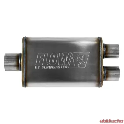 Flowmaster FlowFX Muffler 409S - 3.00 Center In/ 2.50 Dual Out - Moderate Sound - 72198
