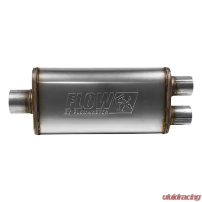 Flowmaster 72288 FlowFX Muffler Stainless Steel - 3" Center In/2.5" Dual Out - 72288