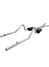 Flowmaster Header-back System 409S - Dual Rear Exit - American Thunder -Moderate/Aggressive Dodge                                     - 817390 - Image 4