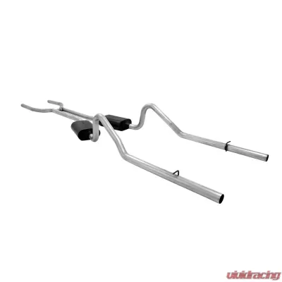 Flowmaster Header-back System 409S - Dual Rear Exit - American Thunder -Moderate/Aggressive Dodge - 817390