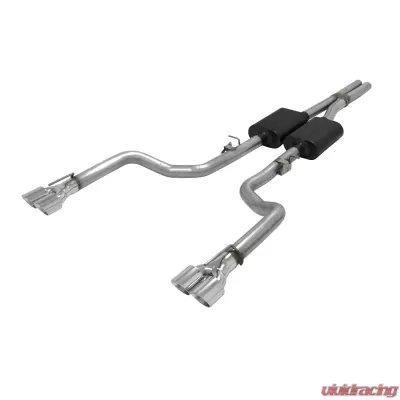 Flowmaster Catback System - 409S - DOR - American Thunder Kit - Mod/Agg Sound Dodge Challenger 2015-2019 - 817739