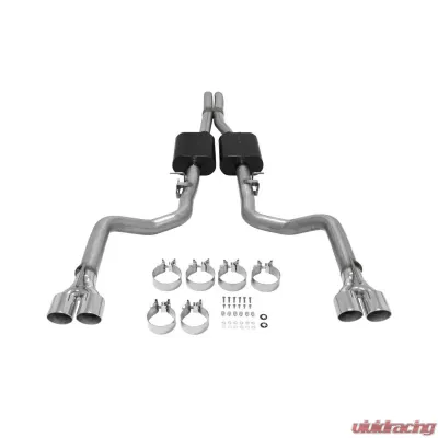 Flowmaster Catback System - 409S - DOR - American Thunder Kit - Mod/Agg Sound Dodge Challenger 2015-2019 - 817739