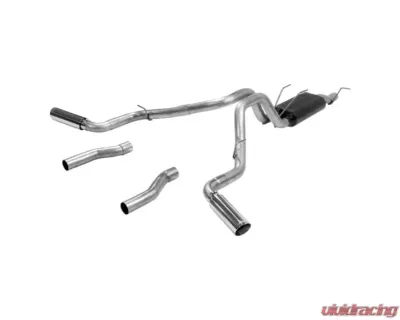 Flowmaster Axleback 409S - Force II Kit - DOR/S - Moderate Sound Ford 2017-2018 6.2L V8 - 817757