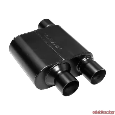 Flowmaster Super 10 Series Muffler - 2.50 Offset In / Dual Out - Aggressive Sound - 8425810