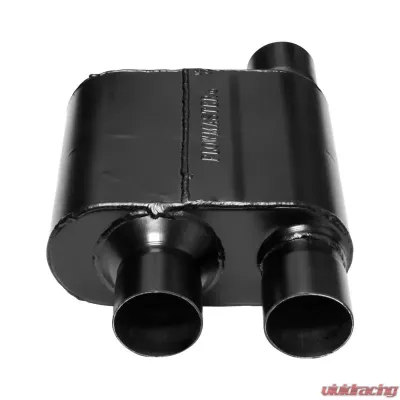 Flowmaster Super 10 Series Muffler - 2.50 Offset In / Dual Out - Aggressive Sound - 8425810