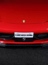 Leap Design Carbon Fiber Front Spoiler Ferrari 458 Italia 2010-2015                                     - LPD-FS-CF-ITALIA - Image 2