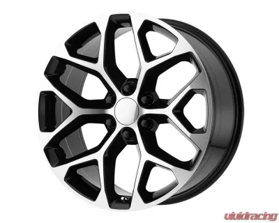 OE Creations PR176 Wheel 22x9 6x6x139.7 +24mm Gloss Black Machined - 176BM-2295824