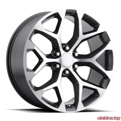 OE Creations PR176 Wheel 24x10 6x5.5 +24mm Gunmetal Machined - 176GM-2415824