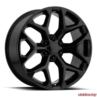 OE Creations PR176 Wheel 26x10 6x5.5 +24mm Gloss Black Milled - 176M-2615824
