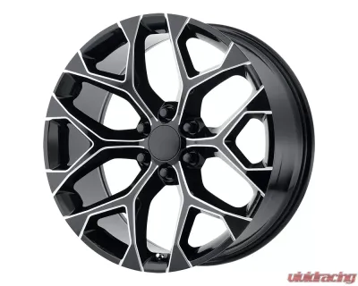 OE Creations PR176 Wheel 20x9 6x6x139.7 +24mm Gloss Black Milled - 176M-295824