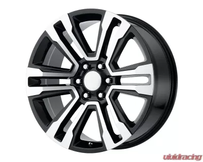 OE Creations PR182 Wheel 22x9 6x6x139.7 +24mm Gloss Black Machined - 182BM-2295824