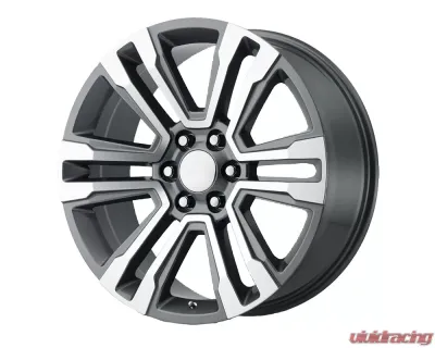 OE Creations PR182 Wheel 22x9 6x6x139.7 +24mm Gunmetal Machined - 182GM-2295824