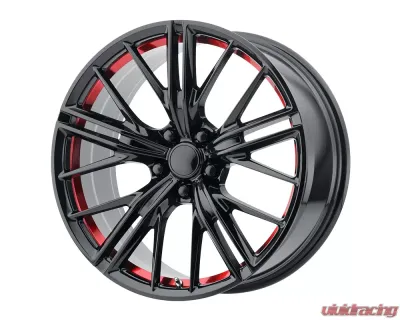 OE Creations PR194 Wheel 20x9 5x5x120 +30mm Gloss Black Red Machined - 194RS-291230