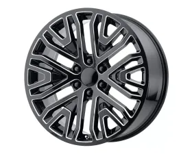 OE Creations PR197 Wheel 20x9 6x6x139.7 +24mm Gloss Black Milled