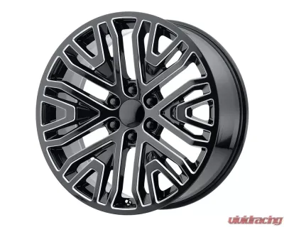 OE Creations PR197 Wheel 20x9 6x6x139.7 +24mm Gloss Black Milled - 197M-295824