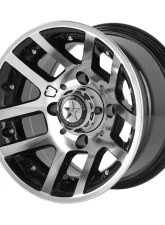 Fairway Alloys FA121 Illusion Wheel 10x7 4x4x101.6 -25mm Machined Gloss Black                                     - FA-121-M - Image 2