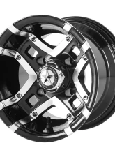 Fairway Alloys FA123 Prestige Wheel 10x7 4x4x101.6 -25mm Gloss Black Machined                                     - FA-123-M - Image 2