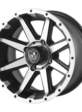 Fairway Alloys FA135 Rebel Wheel 12x6 4x4x101.6 -23mm Machined Matte Black                                     - FA-135-M - Image 2