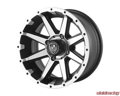 Fairway Alloys FA135 Rebel Wheel 12x6 4x4x101.6 -23mm Machined Matte Black - FA-135-M