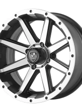 Fairway Alloys FA136 Rebel Wheel 14x6.5 4x4x101.6 -23mm Machined Matte Black                                     - FA-136-M - Image 2