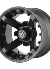 Fairway Alloys FA138 Battle Wheel 12x7 4x4x101.6 -47mm Matte Black                                     - FA-138-M - Image 2
