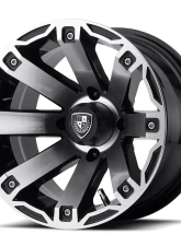 Fairway Alloys FA143 Rage Wheel 12x7 4x4x101.6 -47mm Machined Gloss Black                                     - FA-143-M - Image 2