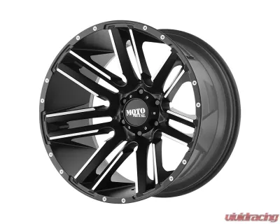 Moto Metal MO978 Razor Wheel 20x10 5x139.7 -24mm Satin Black Machined - MO97821055524N