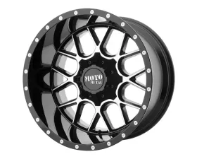 Moto Metal MO986 Siege Wheel 20x12 6x135/6x139.7 -44mm Gloss Black Machined