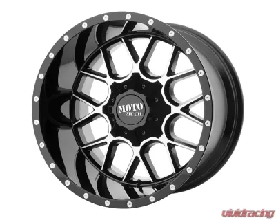 Moto Metal MO986 Siege Wheel 22x10 6x135/6x139.7 +12mm Gloss Black Machined - MO98622067312