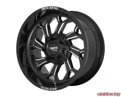 Moto Metal MO999 Wheel 20x10 5X5/5.5 -18mm Gloss Black Milled - MO99921035318N