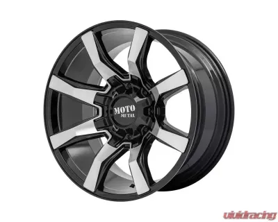 Moto Metal MO804 Spider Wheel 20x10 8x165.10 -18mm Gloss Black Machined - MO80421080518N
