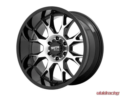 Moto Metal MO806 Wheel 20x10 5X127 -18mm Gloss Black Machined - MO80621050518N