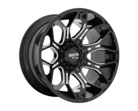 Moto Metal MO808 Sniper Wheel 20x10 5X127/5X139.7 -18mm Gloss Black Milled