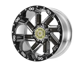 Moto Metal MO979 Buckshot Wheel 20x12 5X139.7 -44mm Chrome With Gunmetal Inserts