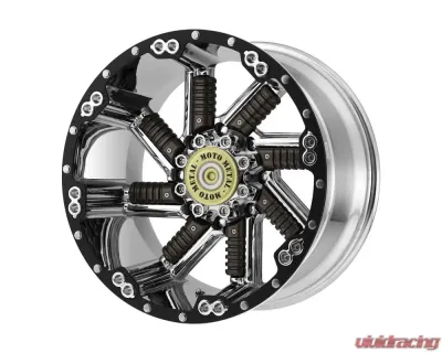 Moto Metal MO979 Buckshot Wheel 20x12 5X139.7 -44mm Chrome With Gunmetal Inserts - MO97921285244N