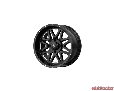 MSA Offroad M26 Vibe Wheel 14x7 4x4x137 +0mm Milled Gloss Black - M26-04737M