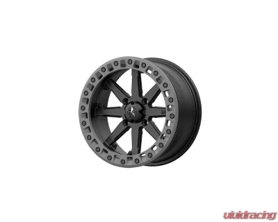 MSA Offroad M31 LOK2 Wheel 14x7 4x4x110 +0mm Satin Black Matte Gray Ring - M31-04710