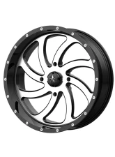 MSA Offroad M36 Switch Wheel 18x7 4x4x137 +0mm Machined Gloss Black                                     - M36-018737 - Image 3