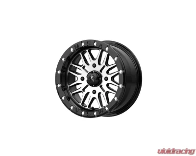 MSA Offroad M37 Brute Beadlock Wheel 18x7 4x4x137 +10mm Gloss Black Machined - M37-018737