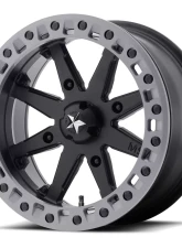 MSA Offroad M31 Lok2 Wheel Satin Black With Matte Grey Ring 14x10 4x137                                     - M31-04037 - Image 3