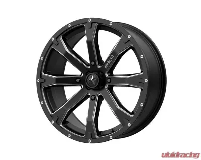 MSA Offroad M42 BOUNTY Wheel 15x7 4x137 10mm Satin Black Milled - M42-05737