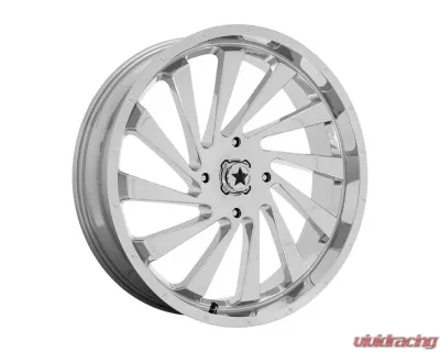 MSA Offroad Wheels M46 Wheel 24x7 4x137 0mm Chrome - M46-024737C
