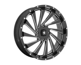 MSA Offroad Wheels M46 Wheel 18x7 4x110 0mm Gloss Black Milled