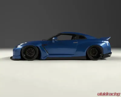 Pandem Aero V2 Full Wide-body Kit without Wing Carbon Fiber Nissan GT-R R35 2009-2023 - 17020601