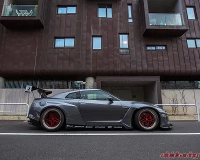 Pandem Aero V2 FRP Wide-body Side Skirts Nissan GT-R R35 2009-2021 - 17020607